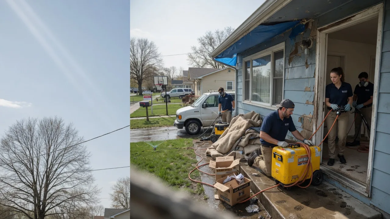 Basement Flood Cleanup in De Mossville, KY near me